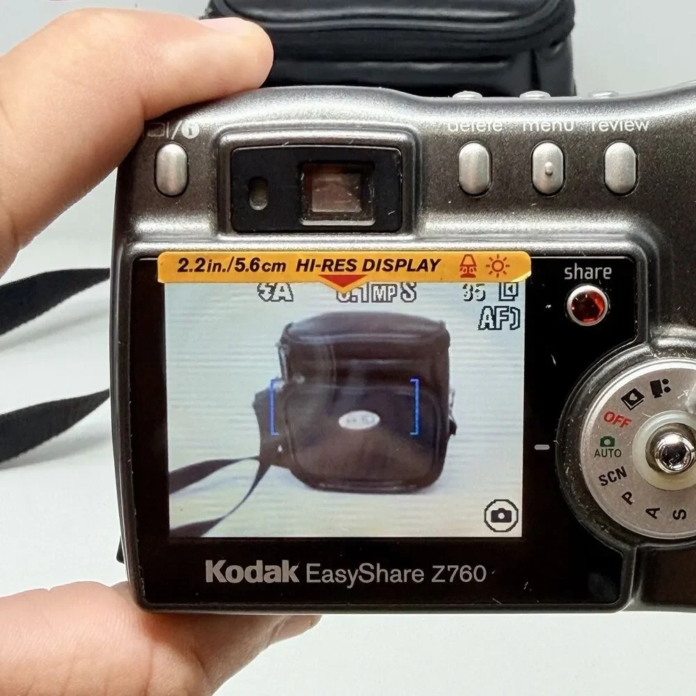 Kodak EasyShare Z760 6.1MP Digital Camera Dock Case Charger Cables Tested